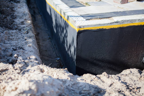 Residential Waterproofing installation at a Wayne, PA home by SJ Waterproofing Pros